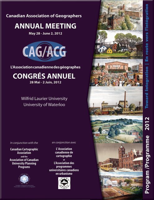 final program - Canadian Association of Geographers