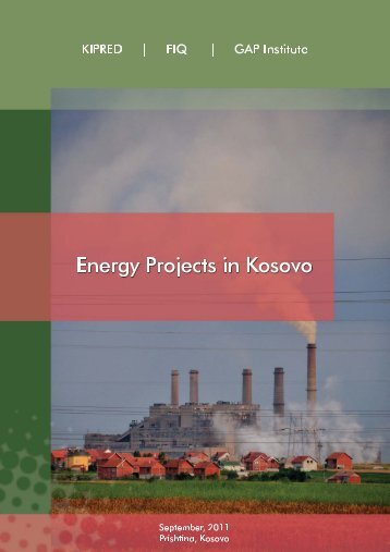 Energy Projects in Kosovo - Instituti GAP