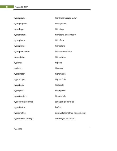 English-Portuguese Dictionary of Military Terminology - US Army ...