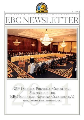 EBC Newsletter_engl 1/2011_final.indd - EBC European Business ...