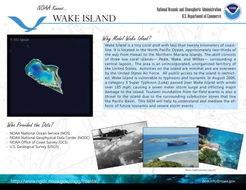 PACIFIC ISLANDS DIGITAL ELEVATION MODELS - NOAA National ...