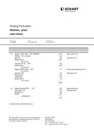 Guiding Formulation Refinish, silver - Eckart