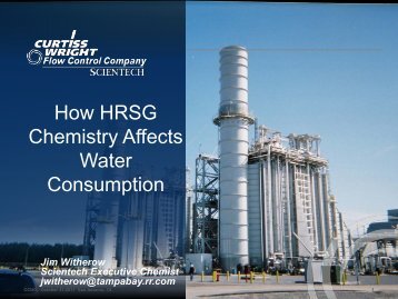 How HRSG Chemistry Affects Water Consumption - Combined ...