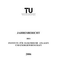 JAHRESBERICHT 2006 - Institut für Energiesysteme und elektrische ...