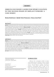 erbium and diode lasers for operculisation in the second phase of ...