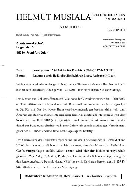 Rechtsbeugung Richter am VG Frankfurt -