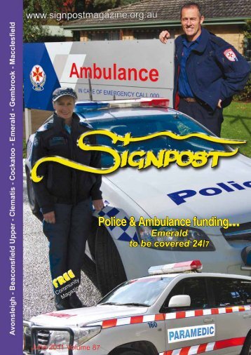 Police & Ambulance funding... - Signpost Magazine