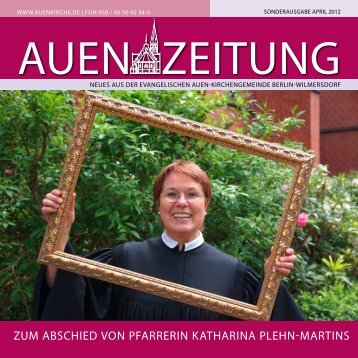 Am richtigen Platz Nicht nur gemeinsam sitzen Eine ... - Auenkirche