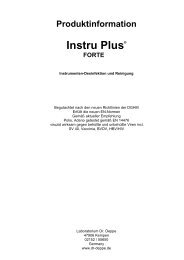 Produktinformation Instru Plus® FORTE - Laboratorium Dr. Deppe