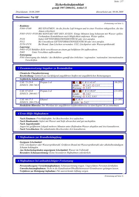 Sicherheitsdatenblatt - Laboratorium Dr. Deppe