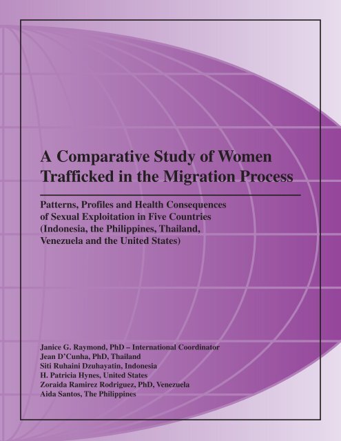 A Comparative Study of Women Trafficked in the - Web Networks ...