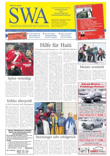 2010 Siegerlander Wochen Anzeiger