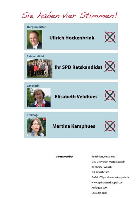 Martina Kamphues - SPD Westerkappeln