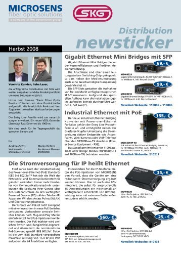 newsticker - SKG Netzwerktechnik GmbH