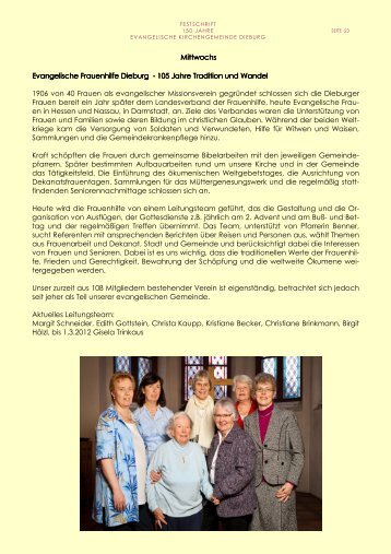 Festschrift 150 Jahre_3.pdf - Evangelische Kirchengemeinde Dieburg