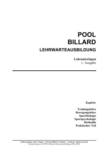 POOL BILLARD