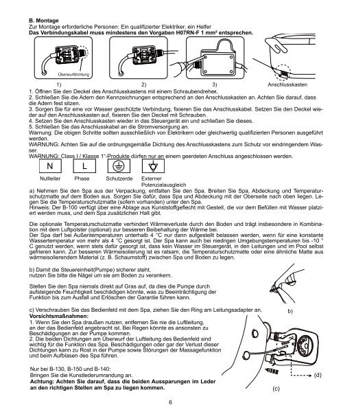 Bedienungsanleitung und Garantie - MSpa