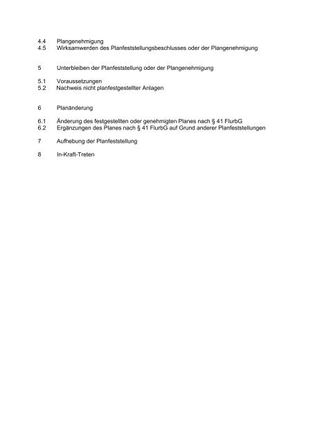 Planfeststellungsrichtlinie FlurbG - Ministerium für Infrastruktur und ...