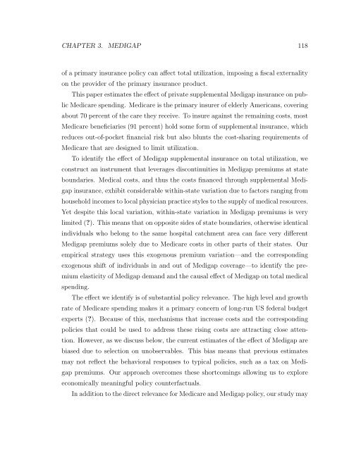 essays in public finance and industrial organization a dissertation ...
