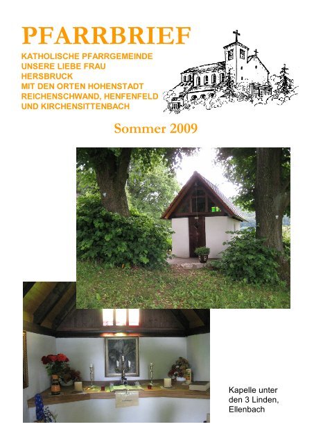 Pfarrbrief Katholische Pfarrgemeinde Maria Geburt Hersbruck