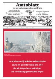 Amtsblatt der Verwaltungsgemeinschaft Triptis