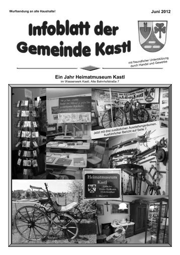 Infoblatt 2012 - Kastl