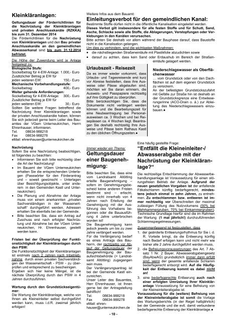 Infoblatt 2012 - Kastl