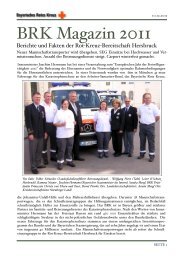 BRK Magazin 2011 - BRK Hersbruck