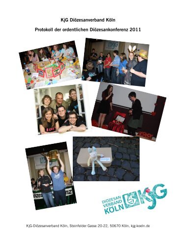 Protokoll der Diko 2011 - KjG Diözesanverband Köln