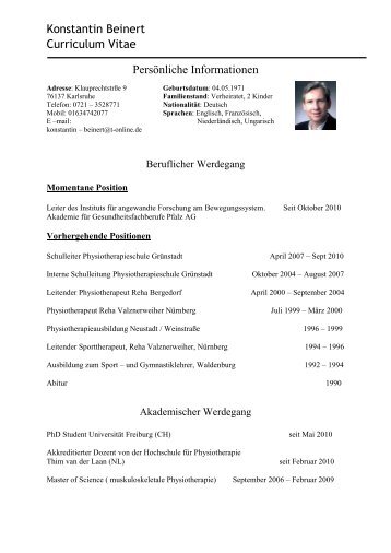 Konstantin Beinert, MSc, PT - OMT - MASTERPHYSIO | Akademie ...