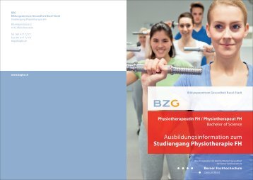 Studiengang Physiotherapie FH - BZG Bildungszentrum Gesundheit ...