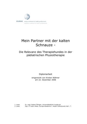 Mein Partner mit der kalten Schnauze -