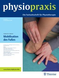 Mobilisation des Fußes - Physiotherapie Beyerlein