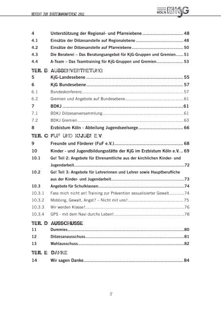 Rechenschaftsbericht der diozesankonferenz 2 0 1 2 : - KjG ...