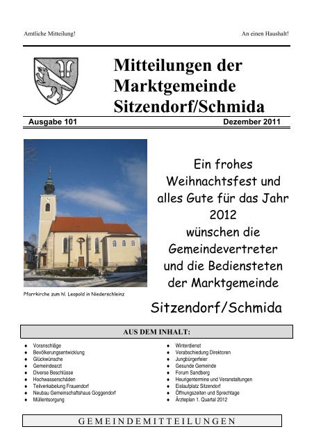 Sitzendorf an der Schmida. Sitzendorf an der Schmida - Niedersterreich/Weinviertel