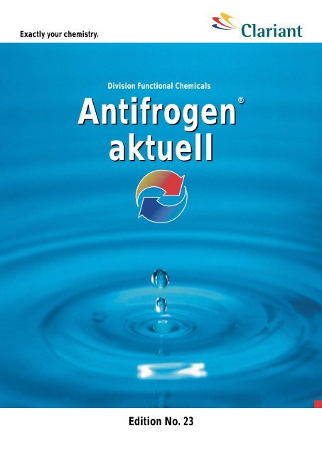 Antifrogen® Antifrogen® aktuell - Antifrogen - Clariant