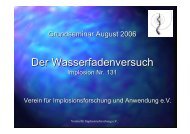 Der Wasserfadenversuch - Implosion-ev.de