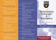 Programm - Weisenheim am Berg