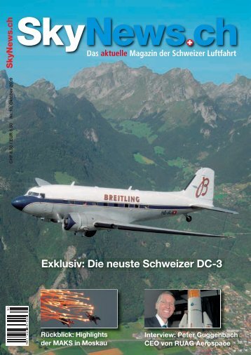 Exklusiv: Die neuste Schweizer DC-3 - SkyNews.ch