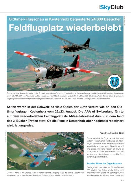 Exklusiv: Die neuste Schweizer DC-3 - SkyNews.ch