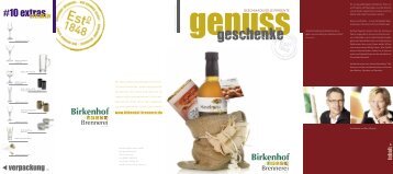 geschenke - Birkenhof-Brennerei