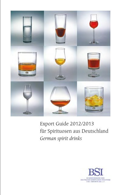 Export Guide 2012/2013 für Spirituosen aus Deutschland German ...