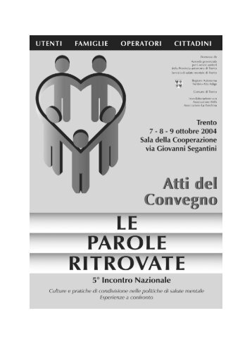 Convegno nazionale di Trento 2004 - Le Parole Ritrovate