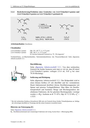 3.2.4: 2,4,4 Trimethyl-1-pentanol