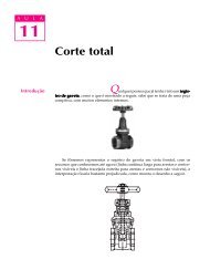 Corte total - Desenho Técnico de Mecânica