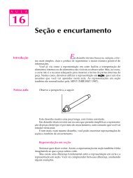 Seção e encurtamento - Desenho Técnico de Mecânica