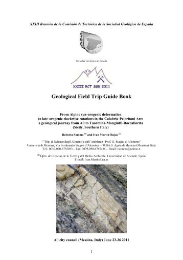 Geological Field Trip Guide Book - Sociedad Geológica de España