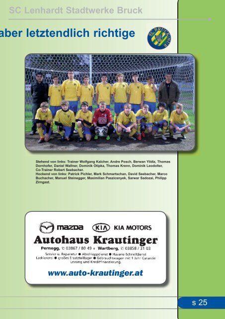 VEREINS- KURIER 2010 - SC Bruck