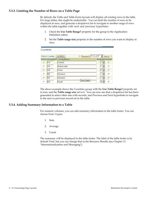 Oracle JHeadstart Developer's Guide - Downloads - Oracle