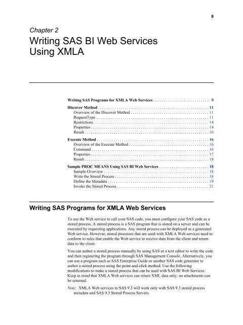 SAS 9.3 BI Web Services Developer's Guide